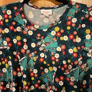 Frozen themed print lularoe dress